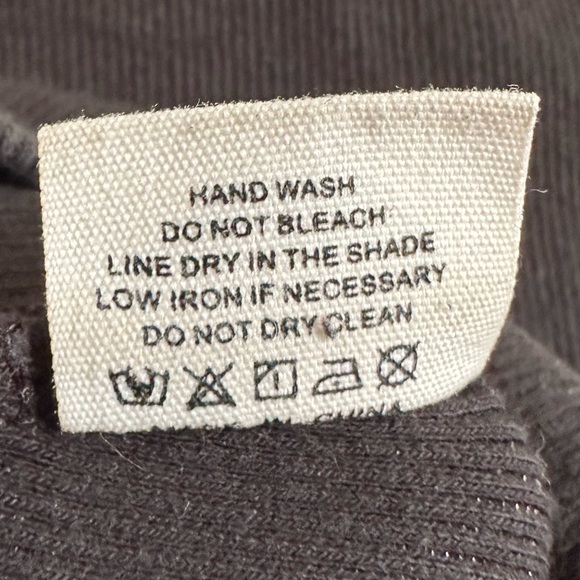 Princess Polly Black Ribbed Cropped Classic T-Shirt size 8 EUC - Picture 6 of 7